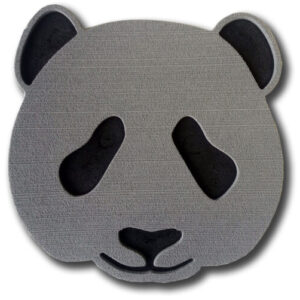 PANDA FACE SNOWBOARD STOMP PAD - GRAY