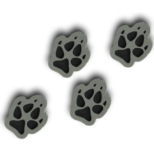 4 PUPPY PAWS SNOWBOARD STOMP PAD - GRAY
