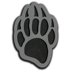 GRIZZLY BEAR PAW SNOWBOARD STOMP PAD - GRAY